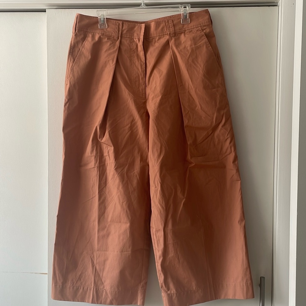 Ulla Johnson high crop waist wide leg pants 10